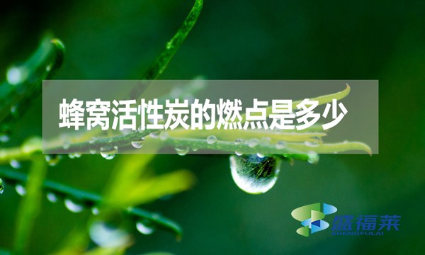 蜂窩活性炭的燃點(diǎn)是多少？可以點(diǎn)燃嗎？